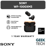 SONY WF-1000XM3 Wireless Noise Cancelling Headphones - 1 Year Sony MY Warranty / Adv. Noise Cancelling / 24Hr Playback