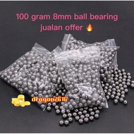 （100 gram）（for motorcycle use）8mm steel ball bearing baru berqualiti