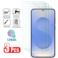 3PCS Tempered Glass For Samsung Galaxy S25 S24 Ultra S24FE Screen Protector For S25 Plus S24 FE Glas