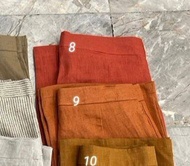 กางเกงลินินแท้ รุ่น 5 ส่วน ขาตรง ตะขอหน้า กระเป๋า2ข้างซ้ายขวาใช้งานได้จริง เป็นผ้าลินินแท้100% ทรงสวย หรู ดูดี