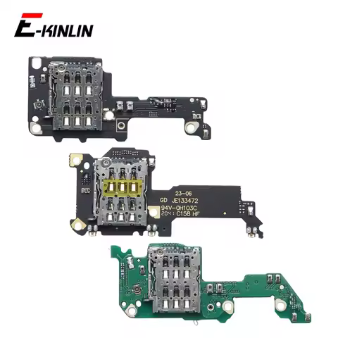 Sim Card Reader Slot Socket Connector with Microphone Board For OnePlus Ace 2 Pro 2V Nord 2 2T 5G Re
