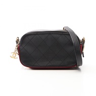 【二手】香奈兒 (Chanel) CHANEL 單肩包 Matelassé 相機包 組合五金 A57574 黑色皮革帆布 Matelassé 相機包 女士 二手 A