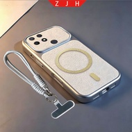 Case For OPPO A15 A15S A35 phone case new design with pineapple pattern magnetic suction Shockproof 