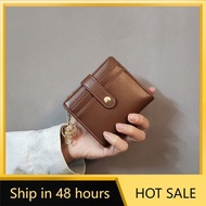 Retro Small Purse Short Female Multi-functional European Classic Card Bag Change Key Bag Folding Sim