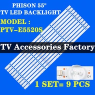 PTV-E5520S PHISON 55" TV LED BACKLIGHT (LAMPU TV) PHISON 55 INCH LED TV BACKLIGHT PTVE5520S PTVE5520