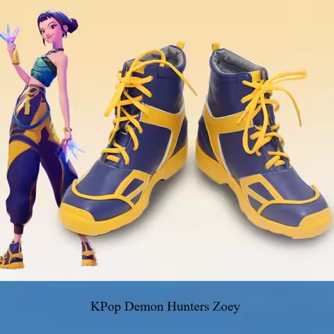 KPop Demon Hunters Zoey Cosplay Shoes Boots Halloween Costume Accessory Prop