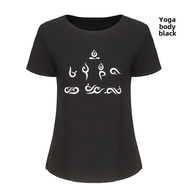 Iyengar Practice Clothes Workout Clothes Yoga T-shirt Tops Yoga Group Summer Short Sleeve Yoga Suit 