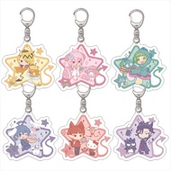 Anime Welcome To Demon-School Iruma-kun Keychain Figure Suzuki Iruma Valac Clara Key Chain Acrylic K
