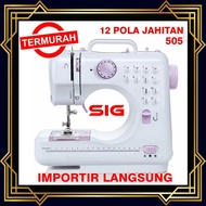 MESIN Fhsm 505 Portable Mini sewing machine - 12 Stitch Pattern Sewing Machine