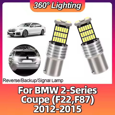 1156 P21W BA15S LED Brake Lights 6000K Lamp Stop Bulbs Turn Signal 4014SMD For BMW 2-Series Coupe (F