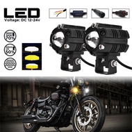 2Pcs Mini Driving Light V5/V6 High and Low Beam White and Yellow Single And Dual Lights Korean