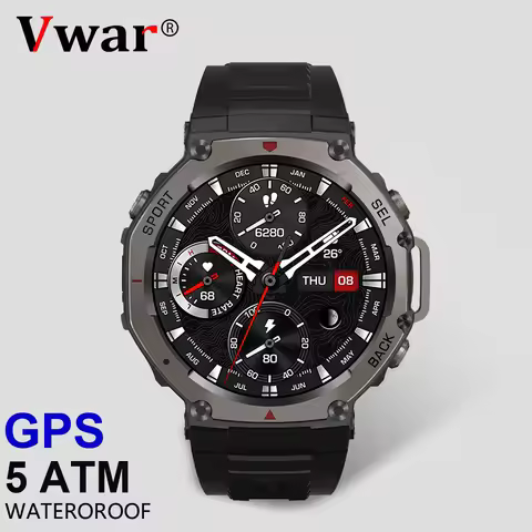 2025 NEW VWAR T-Rex 3 GPS Smart Watch For Men Smartwatch Compass Altimeter Barometric 5ATM IP69K Wat