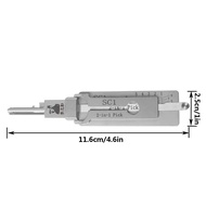{IUTR} Lees lock 2 in 1 Car Door Lock Pick Decoder Unlock Tool KW1 SS001 SS002 KW5 SC1 SC4 Hand Lock