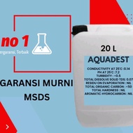 [Terbaru] Air Destilasi / Aquadest / Air Suling Murni 20 Liter Premium