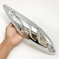 MODENAS DINAMIK120 - MUFFLER PROTECTOR REAR (CHROME) COVER EXHAUST COVER EKZOS BELAKANG DINAMIK120 D