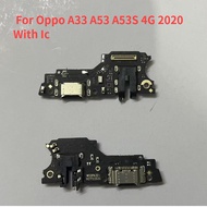 New 1-5pcs Charging Board Main Borad Motherboard Flex Cable For Oppo A33 A53 A53S 4G 2020 With Ic Ch