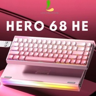 AULA HERO 68 HE - Impressive Wired Mechanical Keyboard with Polling Rate and RT 0.01mm Speed