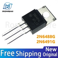 10Pcs/Lot New 2N6488G 2N6491G  TO-220 Complementary Power Crystal Transistor IC In Stock Quality ass