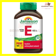 Jamieson特強抗衰老天然維他命 E (400 IU) 100 + 20 粒 新舊包裝隨機發貨