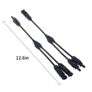 MC4 Y Branch Parallel Connectors 1 Male to 4 Female and IP67 Waterproof UV Resistant 1000V DC Rated 