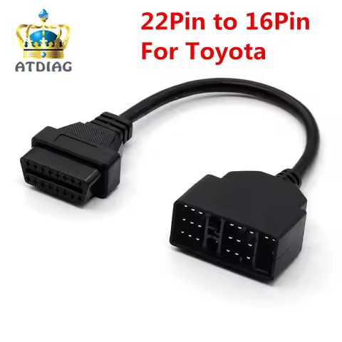 OBD OBD2 Diagnostic Connector 22 Pin to 14pin 17pin 38pin 20pin Cable Adapter 22Pin to OBD2 16Pin 3p