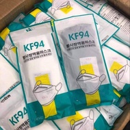 KF94(ผู้ใหญ่)แมสเกาหลีสีดำ สีขาว 1แพค10ชิ้น 4ชั้น หายใจสะดวกสบายพร้อมส่งในไทย