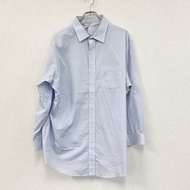 Brooks Brothers 長袖襯衫，格紋圖案，淺藍色，藍色，白色，古著。