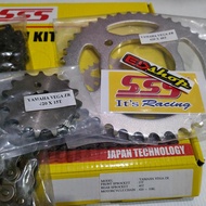 GEAR SET 420 VEGA ZR SSS CHAINKIT JUPITER Z1 ZR FI INJEKSI GIR GER - HARANA SHOP