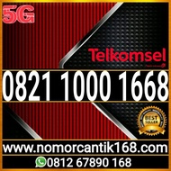NOMOR CANTIK KARTU PERDANA SIMPATI TELKOMSEL 4G/5G 0821 1000 1668