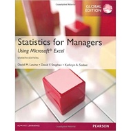 Book Of STATISTICS FOR MANAGERS USING MS EXCEL GLOBAL EDITION 7TH SEVENTH EDITION DAVID E. Levine, DAVID F. Stephan, KATHRYN A. Szabat