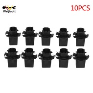 [Wjt] 10PCS T5 B8.5D Twist Lo Plug and Play Bulb Holder Soets For Speedometer Instrument Gauge Clust