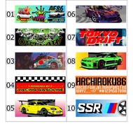 C15 CAR/MOTOR STICKER CAR BODY STICKER WATERPROOF 1 PC AE86 SSR RACING RACING GASOLINE TOKYO DRIFT