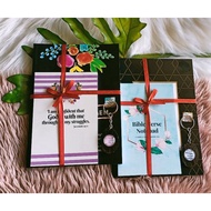 Couple Journal kit with bible verse and keychain notebook journal