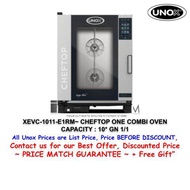 [FNBSTORES] UNOX CHEFTOP MIND.MAPS 10 GN1/1 ONE COMBI OVEN, XEVC-1011-E1RM (Enquire for Further Discount + Free Gift)