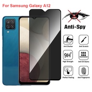 For Samsung Galaxy A12 SM-A047F Anti Spy Privacy Tempered Glass Screen Protector Compatible For Sams