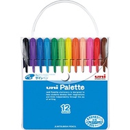 三菱鉛筆水性筆的Uni托盤PW50312CPLT 12顏色集合