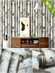 Retro Vân Gỗ Tự Dán Giấy Dán Tường Dày 3D Dán Tường Trang Trí PVC Mô Phỏng Bảng Gỗ Cho Ngói Đồ Nội T