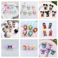 5pcs Soft vertical hole sp little girl bubble mattra cloth diy mobile phone chain jewelry accessorie