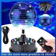 【octavia】Rotating Disco Ball Disco Ball Spinner Disco Ball Decor