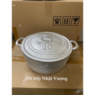 Cast Iron Pot, Cast Iron And Saucepan Number 20 size 28cm - Cook Burnt Rice In The Old Days