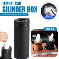 Multifunctional Luxury Car Tissue Holder Rechargeable Car Tissue Box Cylinder Glass Breaker Safety