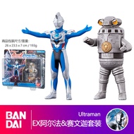 Bandai Ultraman EX Series Soft Rubber Doll Evil Tylia Seropia Pegasus Agujo Jetman ของเล่นตัวละครการ