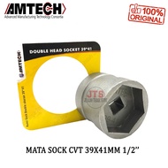 MATA Socket Bit Wrench 39X41mm AMTECH JAPAN CR-V Double Head Socket 1/2 Inch Impact Socket Bit Bowl 