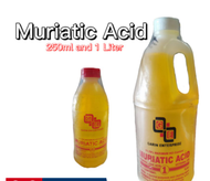 Muriatic acid 250ml and 1 liter and Gallon