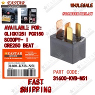 31600-kvb-n51 relay assy/starter relay click125i , pcx150 , scoopy-i , crf250, beat fi