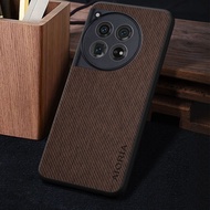 Case for Oneplus 12 5G coque Luxury Vintage cloth pattern leather Skin Phone cover funda for oneplus