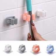 1/3Pcs Bathroom Broom Storage Rack Kitchen Tool Wall Butler Accessories Wall Mount Mop Hoo