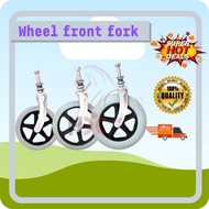 Wheelchair Accessories front fork front wheel steering wheel 6 inch 7 inch 8 inch front small wheel 