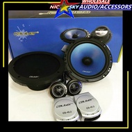 kereta speaker pintu CALIBER 6.5 COMPONENT SPEAKER 1 SET = 2-tweeter 2-speaker 1 set fo kereta axia 