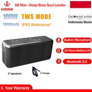 PROMO TERBATAS XDOBO X8 MAX 100W Portable Wireless Bluetooth Speaker TWS Mode Speaker IRX5 Waterproof Speaker